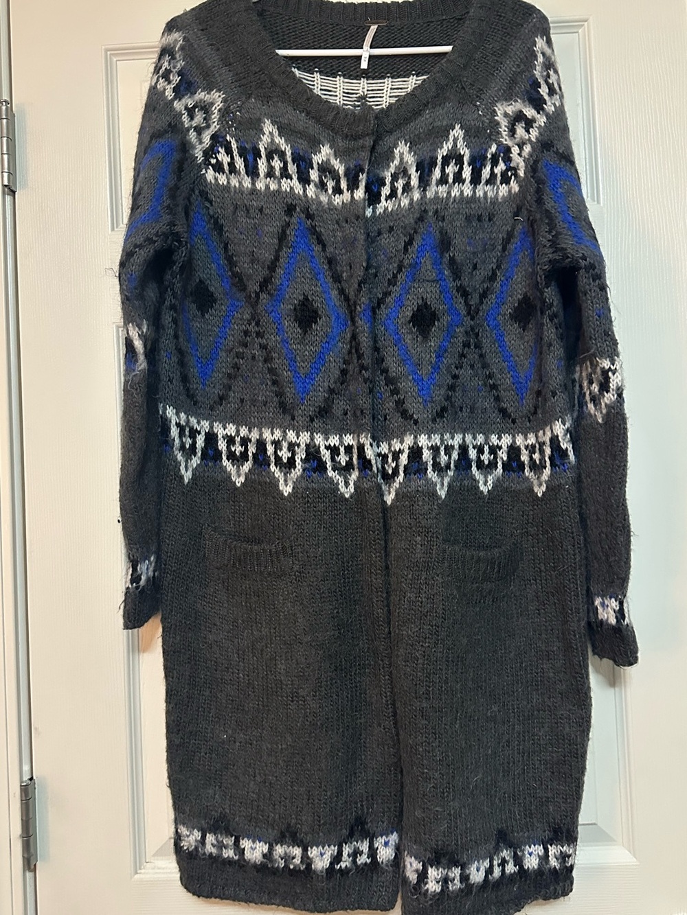 Free People Frosted Fair Isle Duster Cardigan ❄️ M
